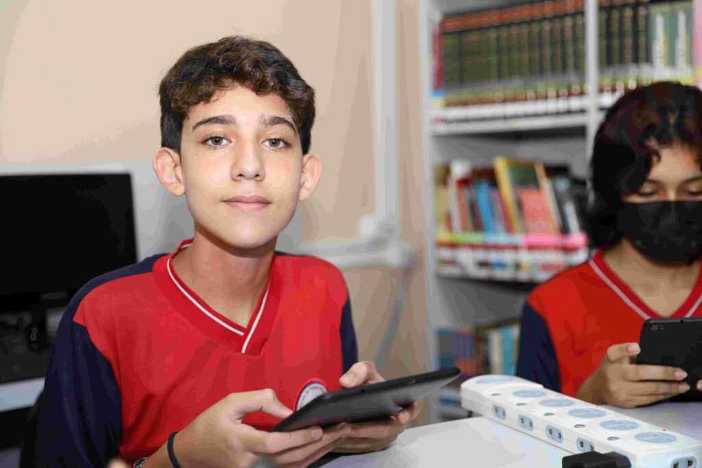 Alunos de Escola de Estadual Tempo Integral participam de curso de astronomia da USP 1 Educacao estudante Murilo Pantoja foto Eduardo Cavalcante 1 1 1024x683 1
