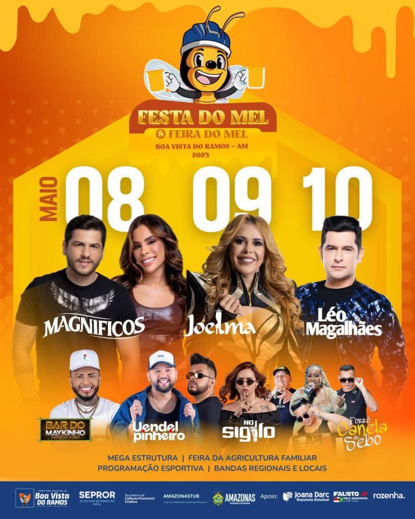 Contagem regressiva para a Festa do Mel 2025 1 Festa do Mel de Boa Vista do Ramos