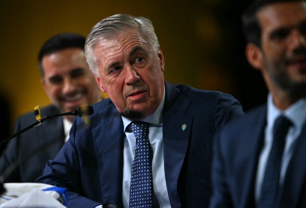 Carlo Ancelotti convocou os primeiros nomes para a seleção brasileira
Mauro Pimentel / AFP