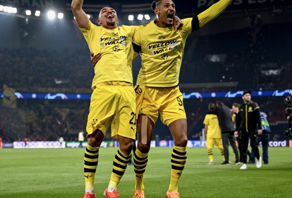 Borussia Dortmund é o primeiro finalista da Liga dos Campeões — Foto: Divulgação/X Twitter Borussia Dortmund