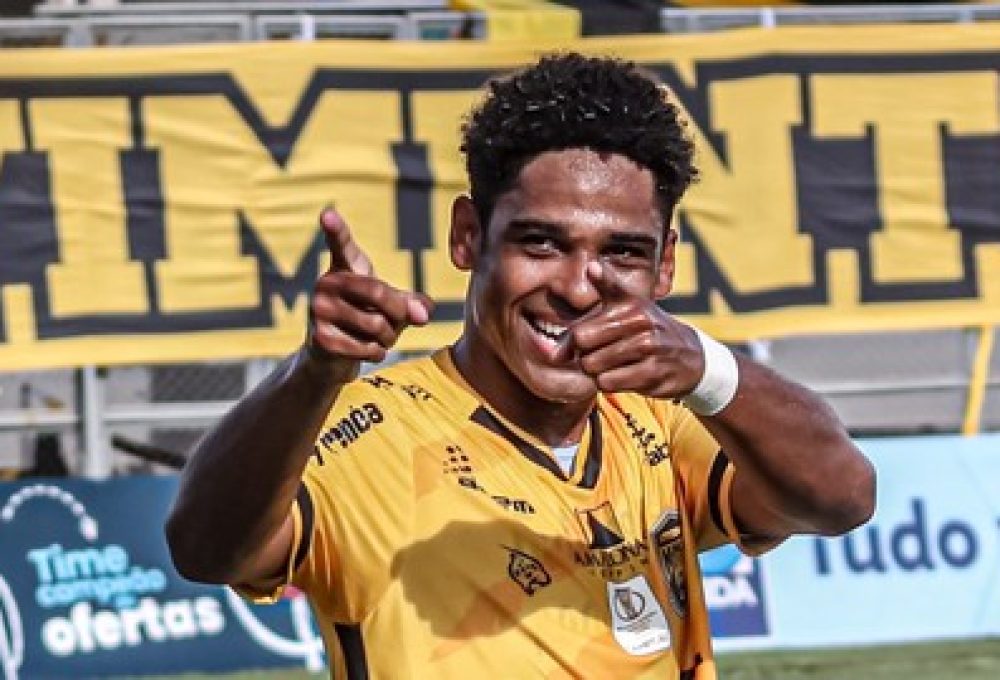 William Barbio marcou um dos gols (Foto: João Normando/Amazonas FC)