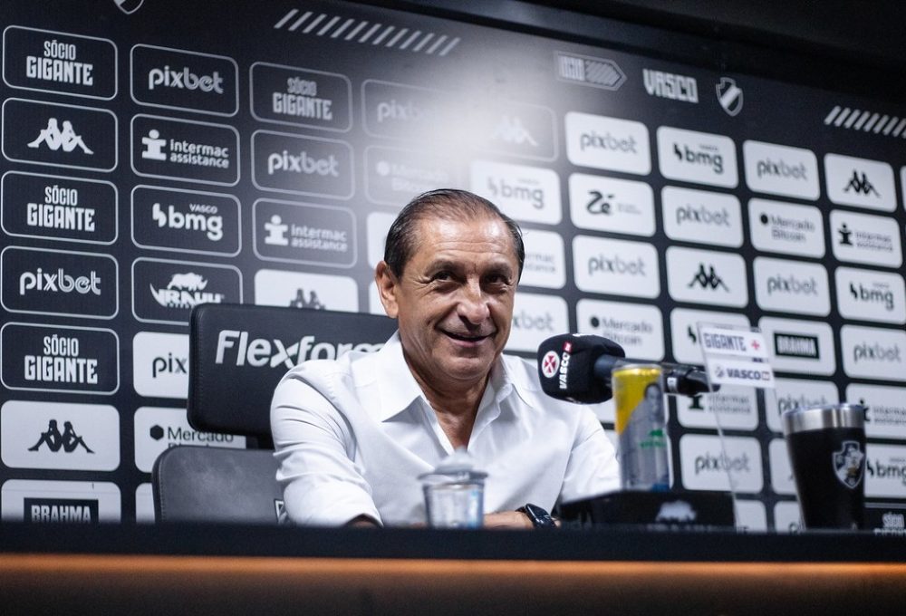 Ramón Díaz, técnico do Vasco — Foto: Leandro Amorim / CRVG