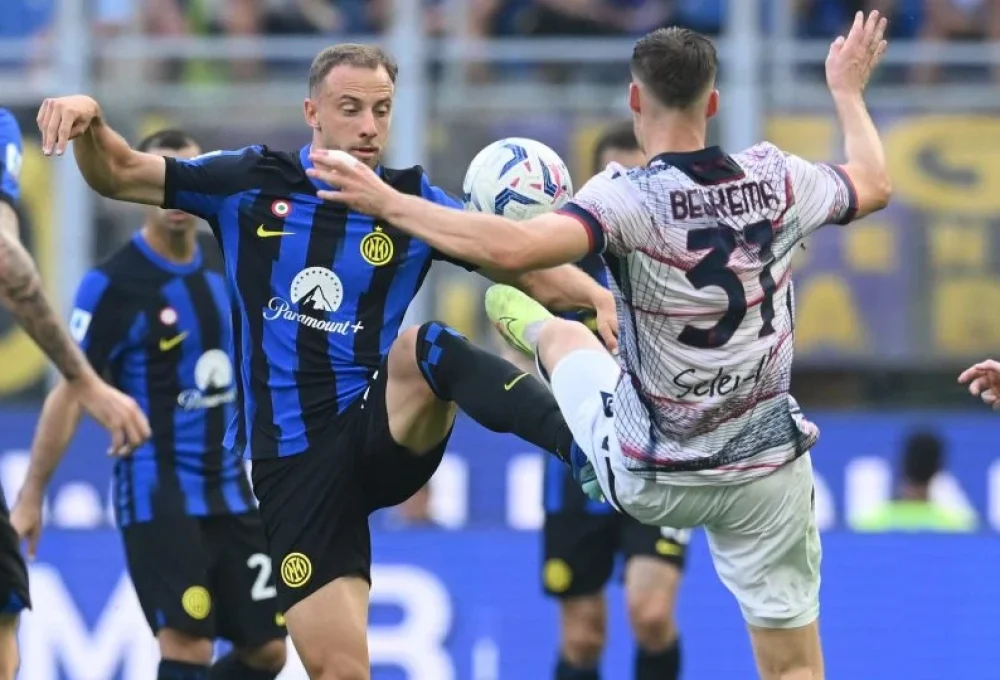 Inter cedeu empate ao Bologna no segundo tempo disputado no San Siro (Foto: Divulgação/Internazionale)