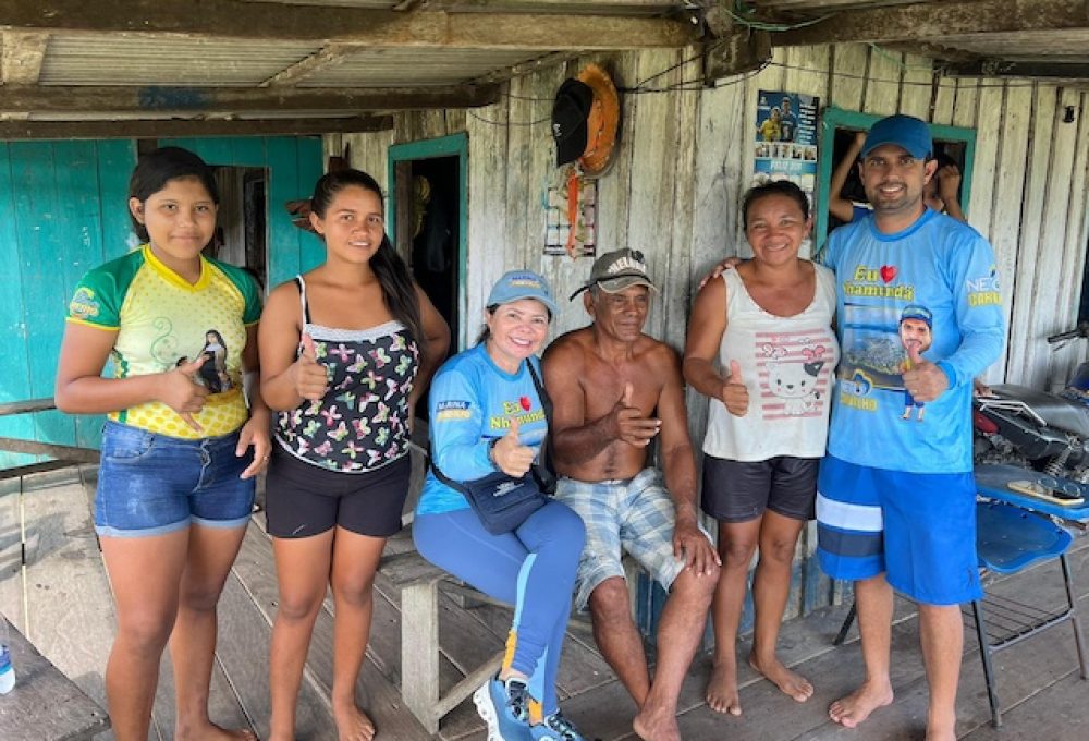 A coligação "Unidos por uma Nhamundá Cada Vez Melhor"