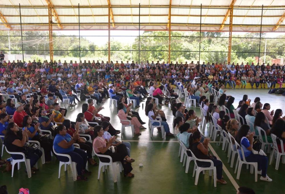 O evento contou com a participação de 492 professores que atuam nas escolas da área urbana e rural de BVR