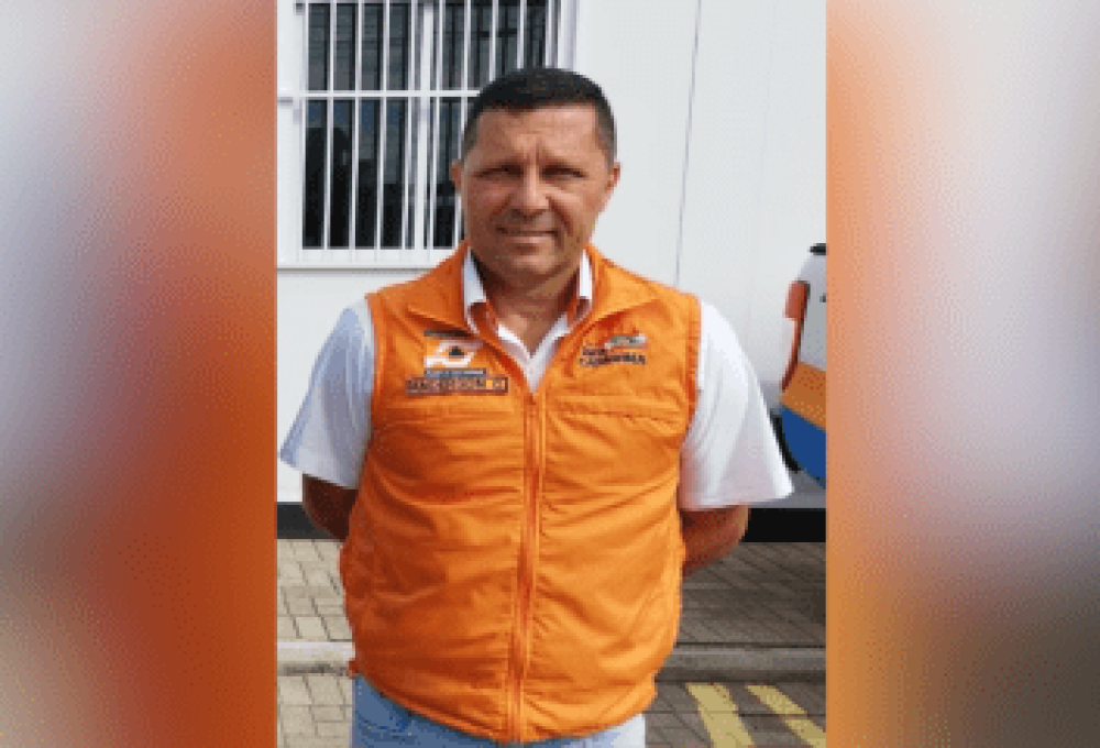 Coordenador regional da Defesa Civil Municipal, Anderson Martins Cardoso, tentou salvar um homem que estava se afogando —
Prefeitura de Tubarão