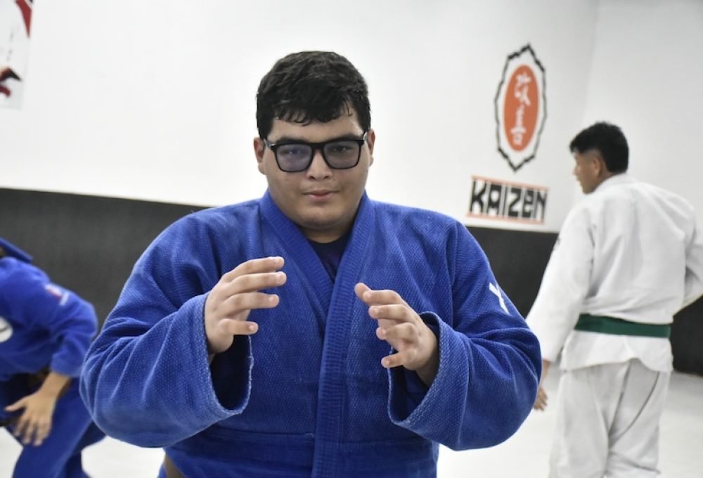 Victor Maximus representa o Amazonas em Seletiva Nacional de Judô (Foto: Mauro Neto /Sedel)