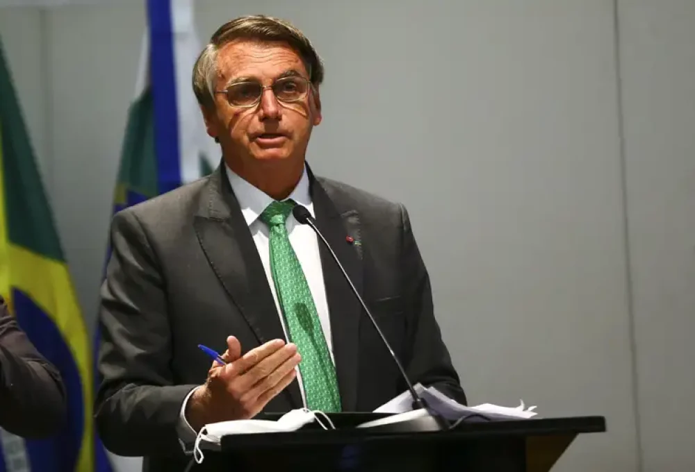 Ex-presidente Jair Bolsonaro — Foto: Marcelo Camargo/Agência Brasil