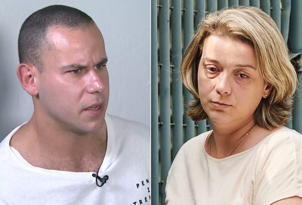 Guilherme Longo, padrasto de Joaquim em 2013, e Natália Ponte, mãe do menino Ribeirão Preto — Foto: Acervo EP e Érico Andrade/g1