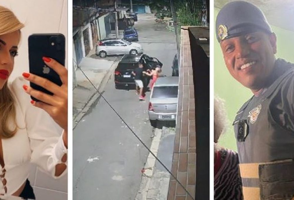 Erika Satelis Ferreira de Lima era casada com soldado da PM Thiago Cezar de Lima. Homem agrediu e matou esposa a tiros após discussão — Foto: Reprodução/Arquivo pessoal/Redes sociais