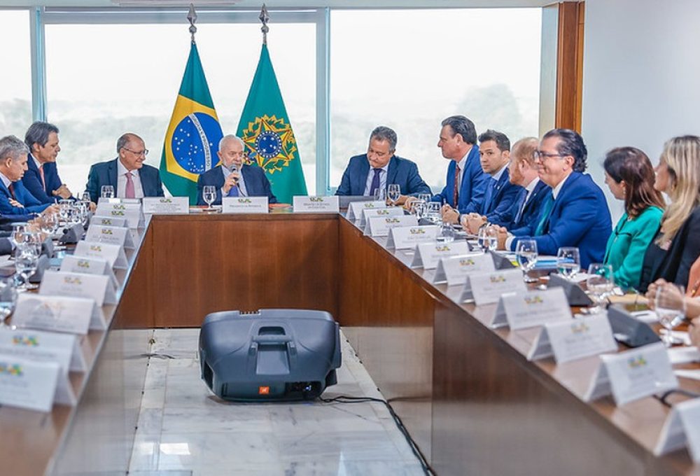 Fala do presidente ocorreu durante reunião no Palácio do Planalto sobre indústria de alimentos nesta terça-feira (16). — Foto: Ricardo Stuckert-PR