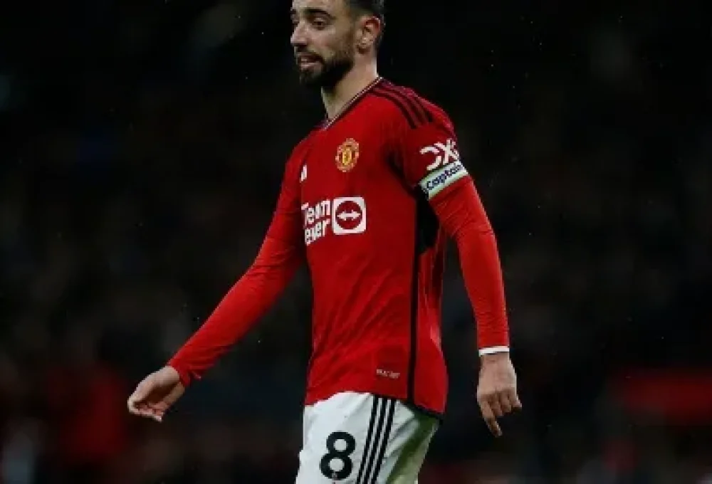 Bruno Fernandes marcou um dos gols do United no empate contra o Galatasaray, na última rodada, em 3 a 3 - Danehouse Photography Ltd (Getty Images)