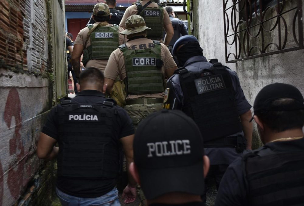 Ação policial civil em conjunto com a Polícia Militar do Amazona (Foto: Erlon Rodrigues / PC-AM)