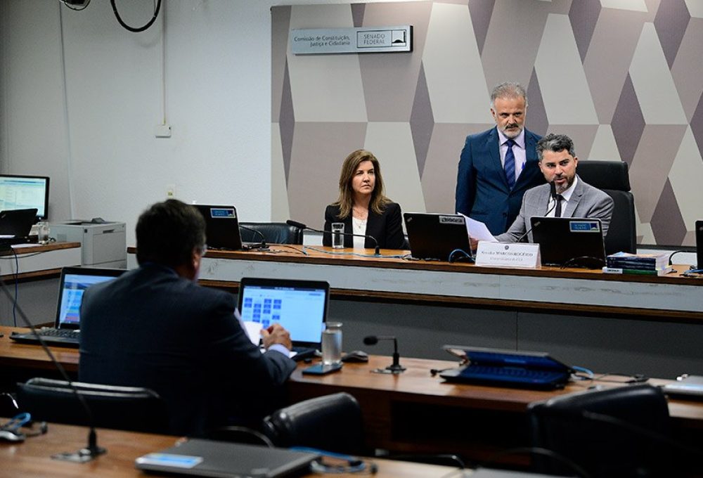 Marcos Rogério (Mesa) presidiu a reunião
Pedro França/Agência Senado