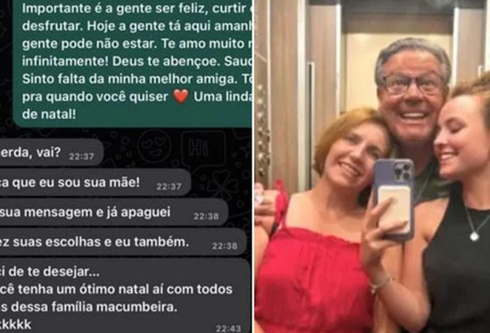 Polícia investiga intolerância religiosa da mãe de Larissa Manoela: 'Família macumbeira' — Foto: Reprodução